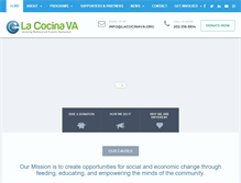 Tablet Screenshot of lacocinava.org